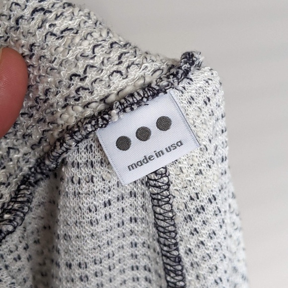 Three Dots grey/white cropped lounge pants XS - Picture 6 of 8